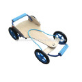 2015 High quality and unique design wooden kart toy for kids, hot sale 4 wheel car wooden toy kart